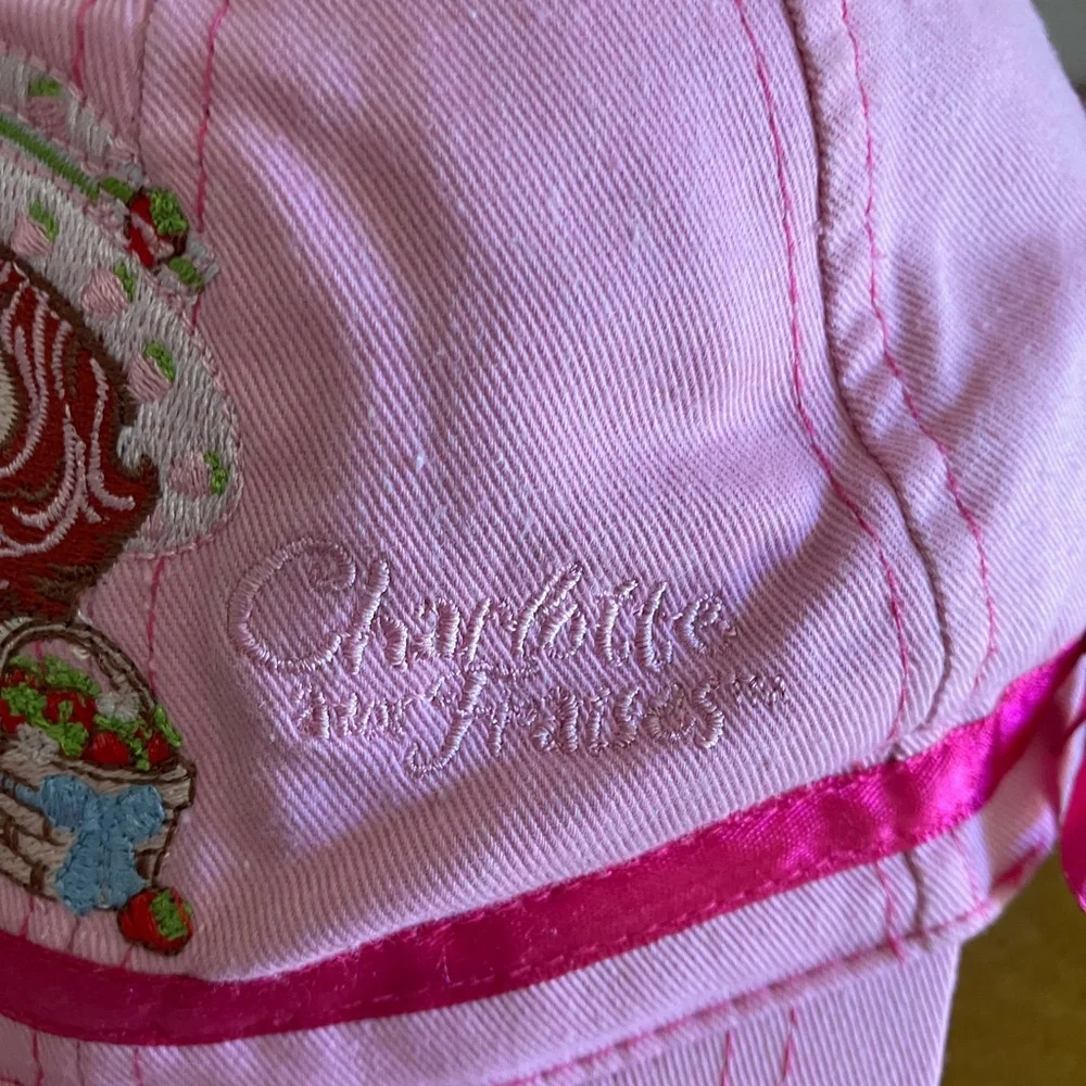 2008 Y2K Strawberry Shortcake Pink Berry Basket Hat